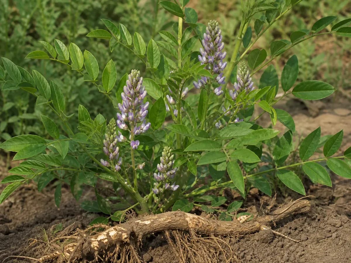 Lukrecja gładka (Glycyrrhiza glabra L.)